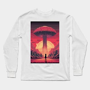 Little girl's is the scene of a nuclear bomb exploding Long Sleeve T-Shirt